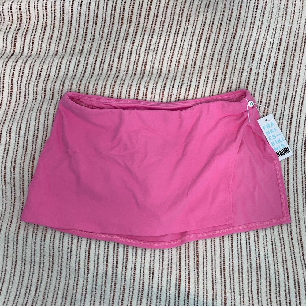 Frankie’s Bikinis pink Marty Terry bottom